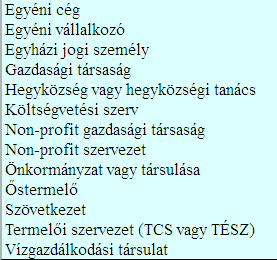 10. Ügyfélre vonatkozó információk és nyilatkozatok Ügyfél minősítése: Ebben a rovatban a legördülő menüből válassza ki, hogy az alábbiak közül Ön melyik ügyfélkategóriába esik: Figyelem!