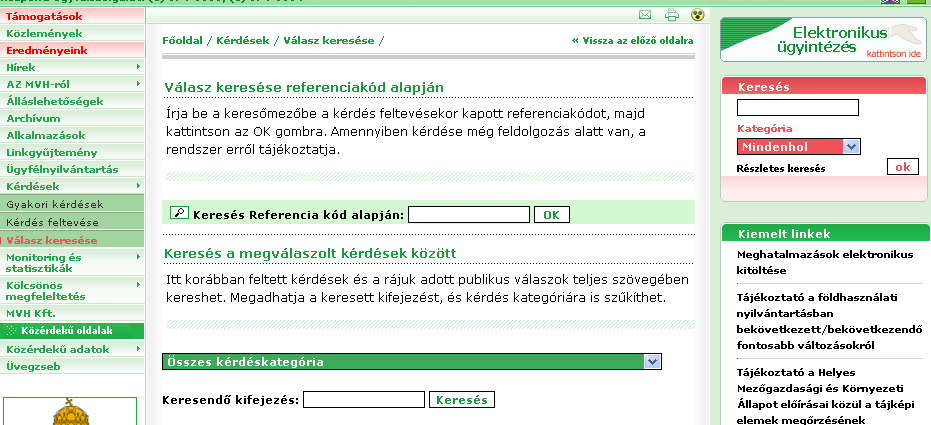 e-kertészeti gép - Szoftverhasználat t akkor válassza, ha a webes felület használatával kapcsolatban van kérdése vagy hibát észlelt.
