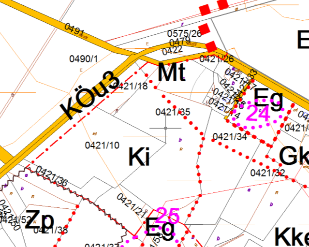 Az övezeti paraméterek első számjegye (beépítési mód) T tömbtelkes jellegűről 4 kialakult kategóriába került, mely jobban tükrözi