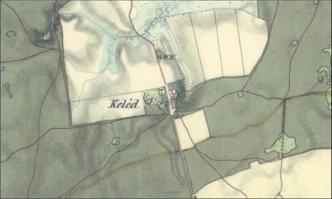 Keléd: 1800-as évek közepe: Irtástelepülés volt, körülötte mindenhol erdővel. A Mosó árok mellett mindenütt rétek voltak.