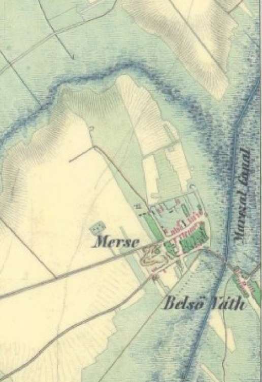 Mersevát: 1800-as évek közepe: A Marcal mentén és a falutól északra lévő területeken mindenütt gyepek találhatóak. Jelenlegi helyzet: A település környékén még kisebb foltokban találhatók gyepek.