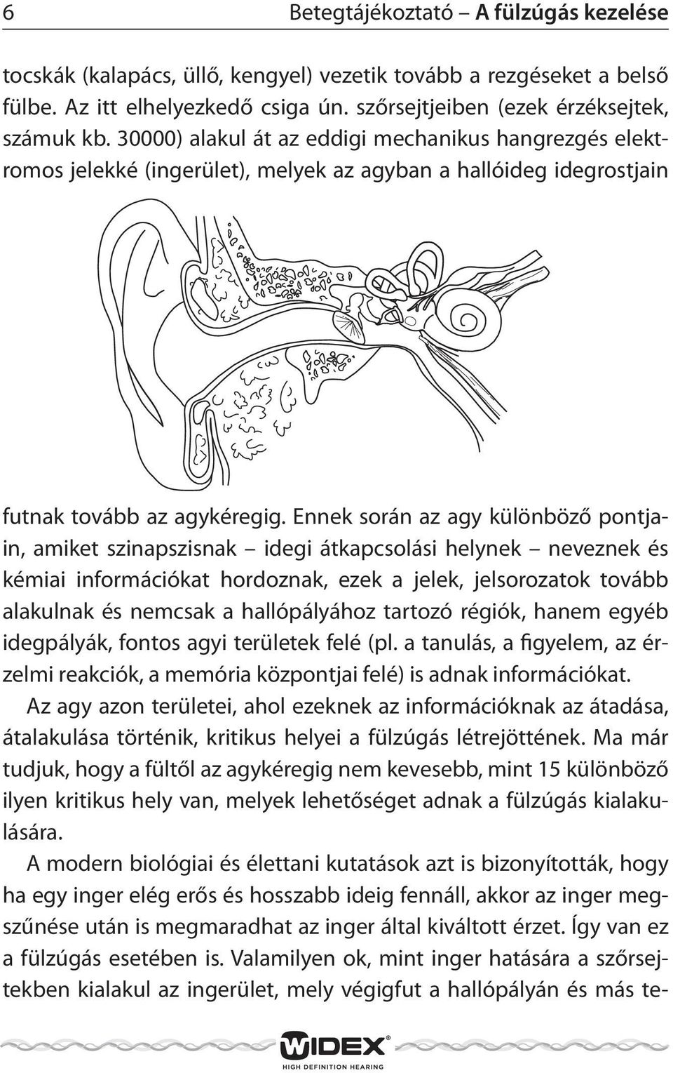 Ennek során az agy különböző pontjain, amiket szinapszisnak idegi átkapcsolási helynek neveznek és kémiai információkat hordoznak, ezek a jelek, jelsorozatok tovább alakulnak és nemcsak a