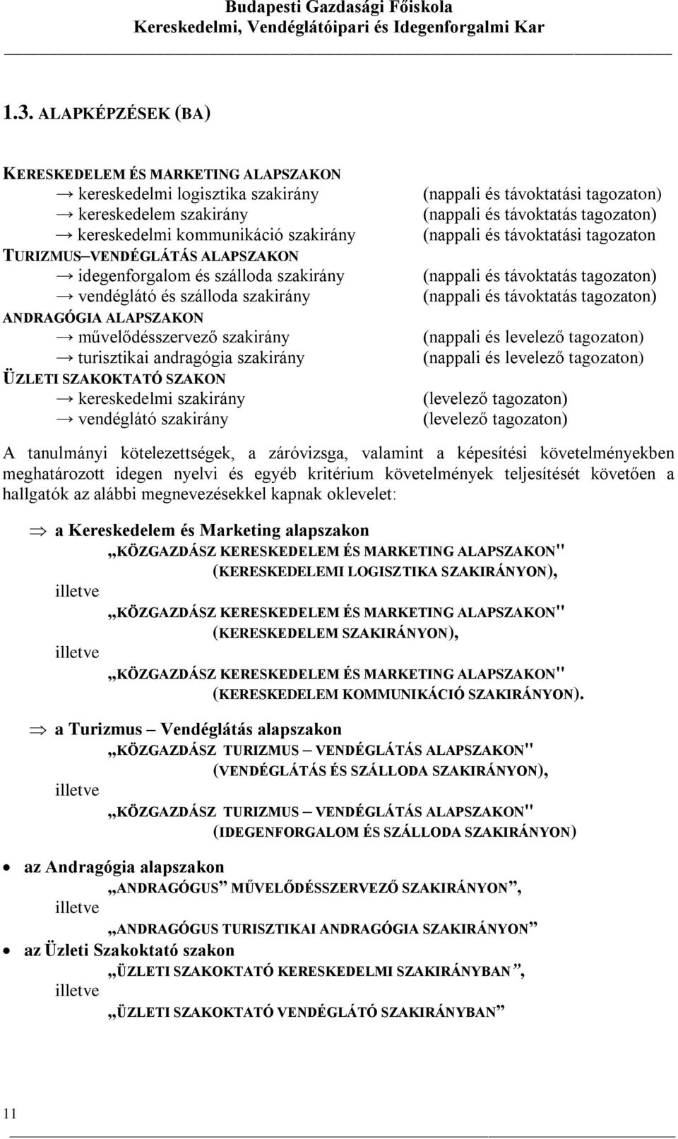 szakirány (nappali és távoktatási tagozaton) (nappali és távoktatás tagozaton) (nappali és távoktatási tagozaton (nappali és távoktatás tagozaton) (nappali és távoktatás tagozaton) (nappali és