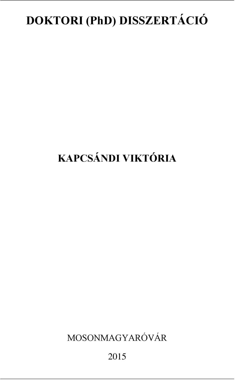 KAPCSÁNDI