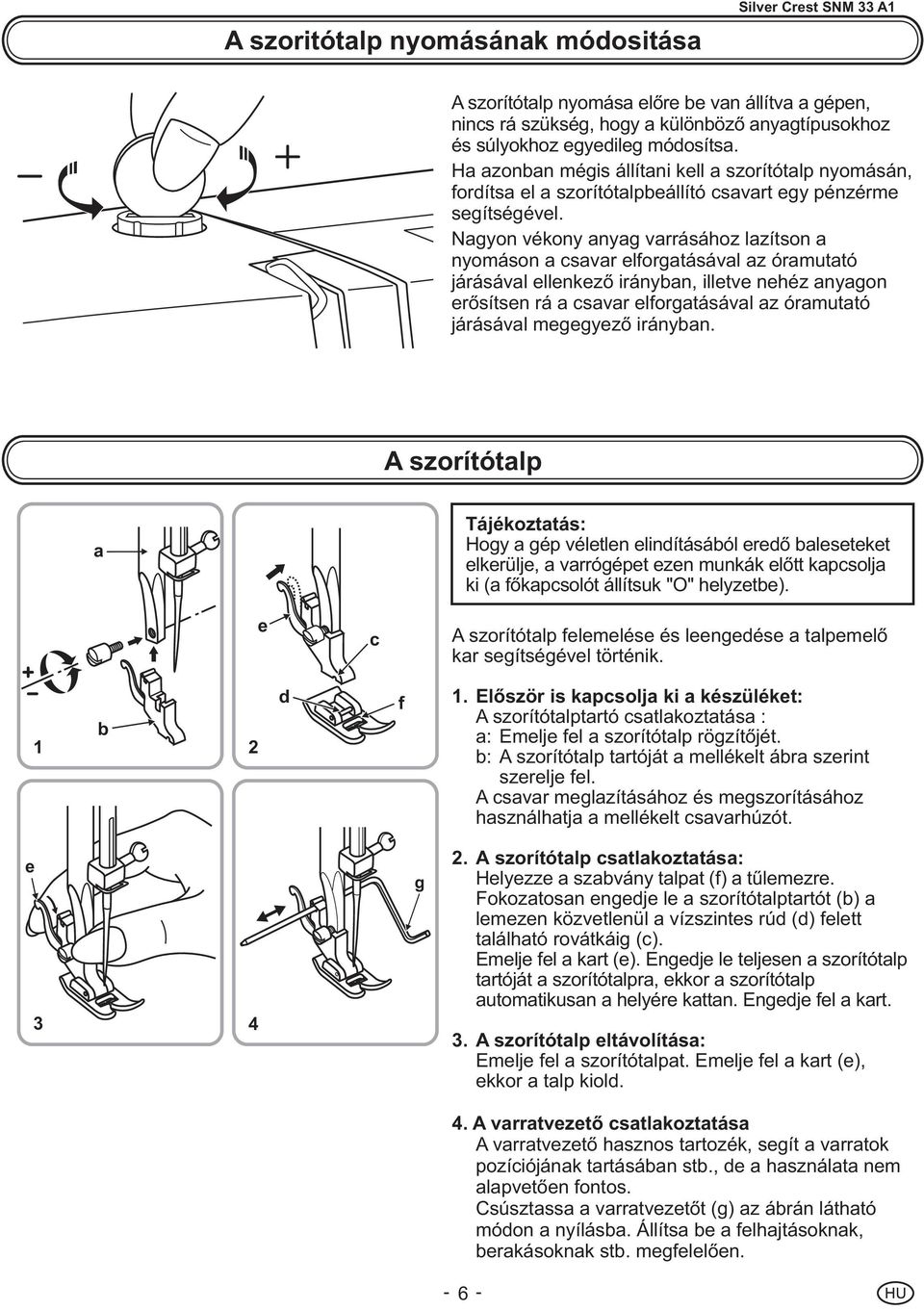 Silver Crest SNM 33 A1. Tartalom - PDF Ingyenes letöltés