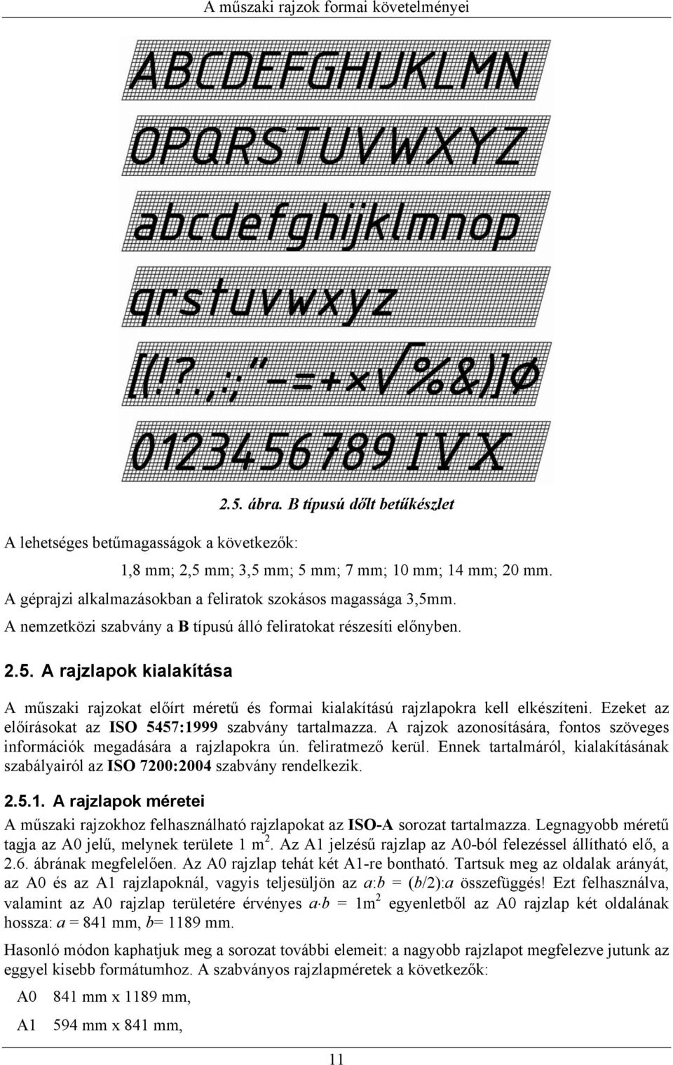 Ezeket az előírásokat az ISO 5457:1999 szabvány tartalmazza. A rajzok azonosítására, fontos szöveges információk megadására a rajzlapokra ún. feliratmező kerül.