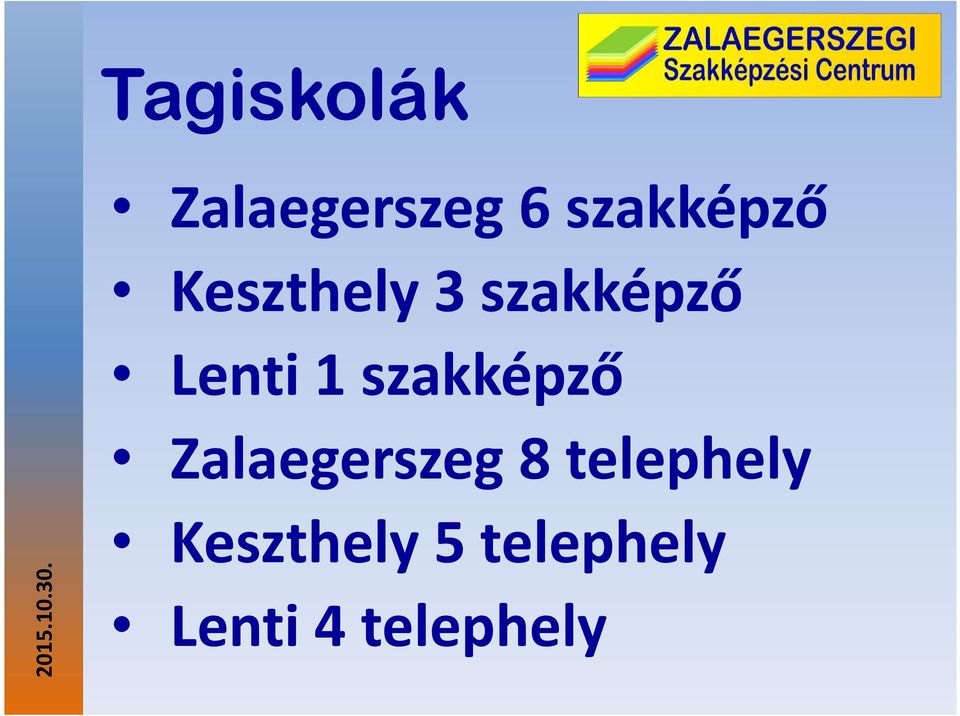 szakképző Zalaegerszeg 8 telephely