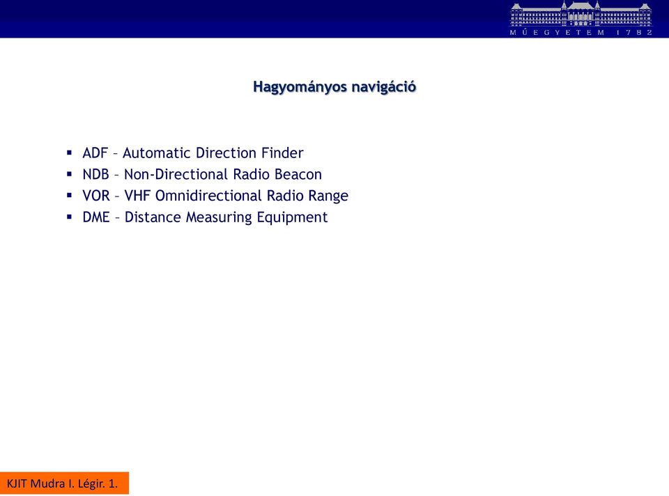 Beacon VOR VHF Omnidirectional Radio Range