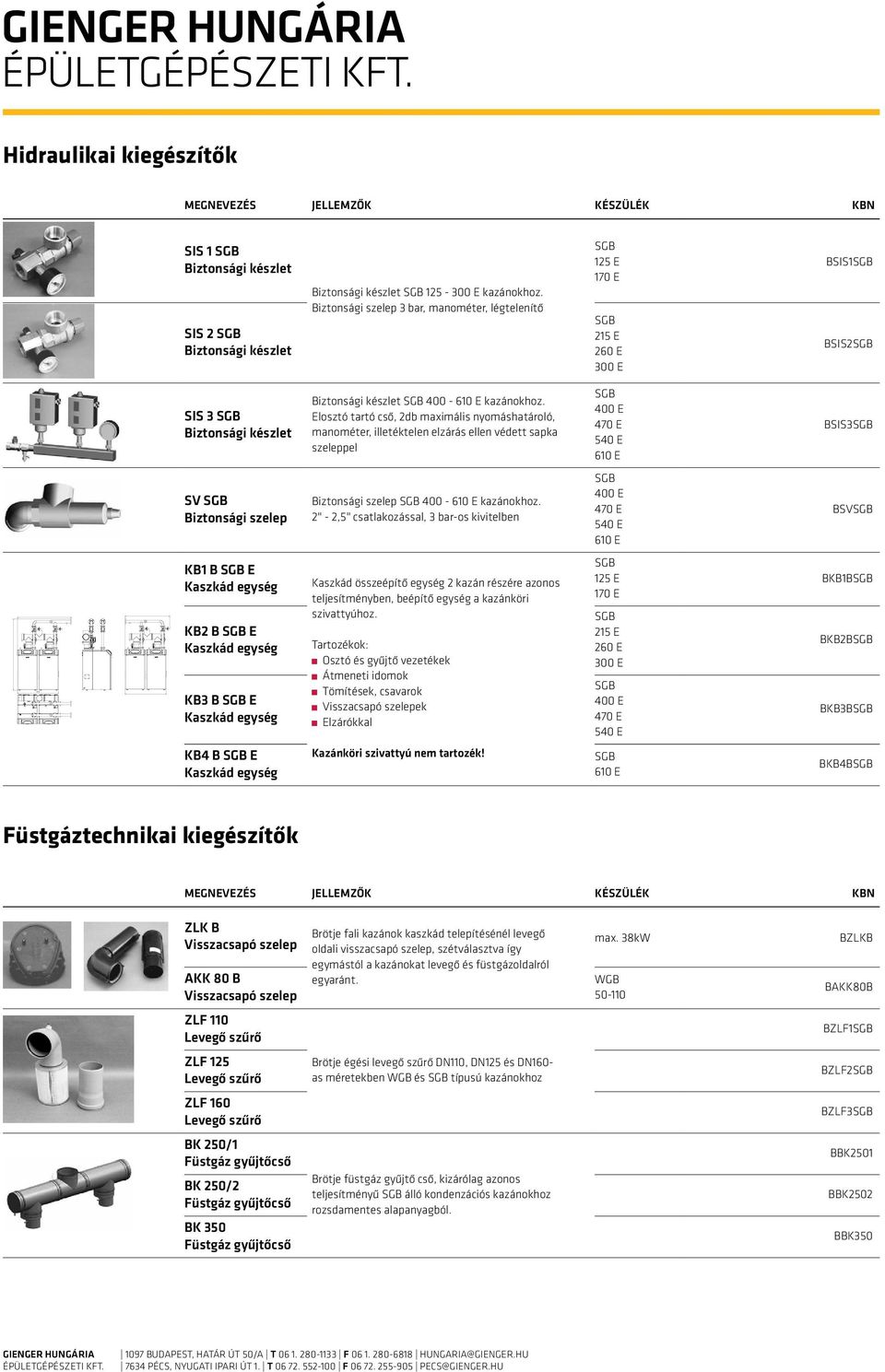 Elosztó tartó cső, 2db maximális nyomáshatároló, manométer, illetéktelen elzárás ellen védett sapka szeleppel 400 E 470 E 540 E 610 E BSIS3 SV Biztonsági szelep Biztonsági szelep 400-610 E kazánokhoz.