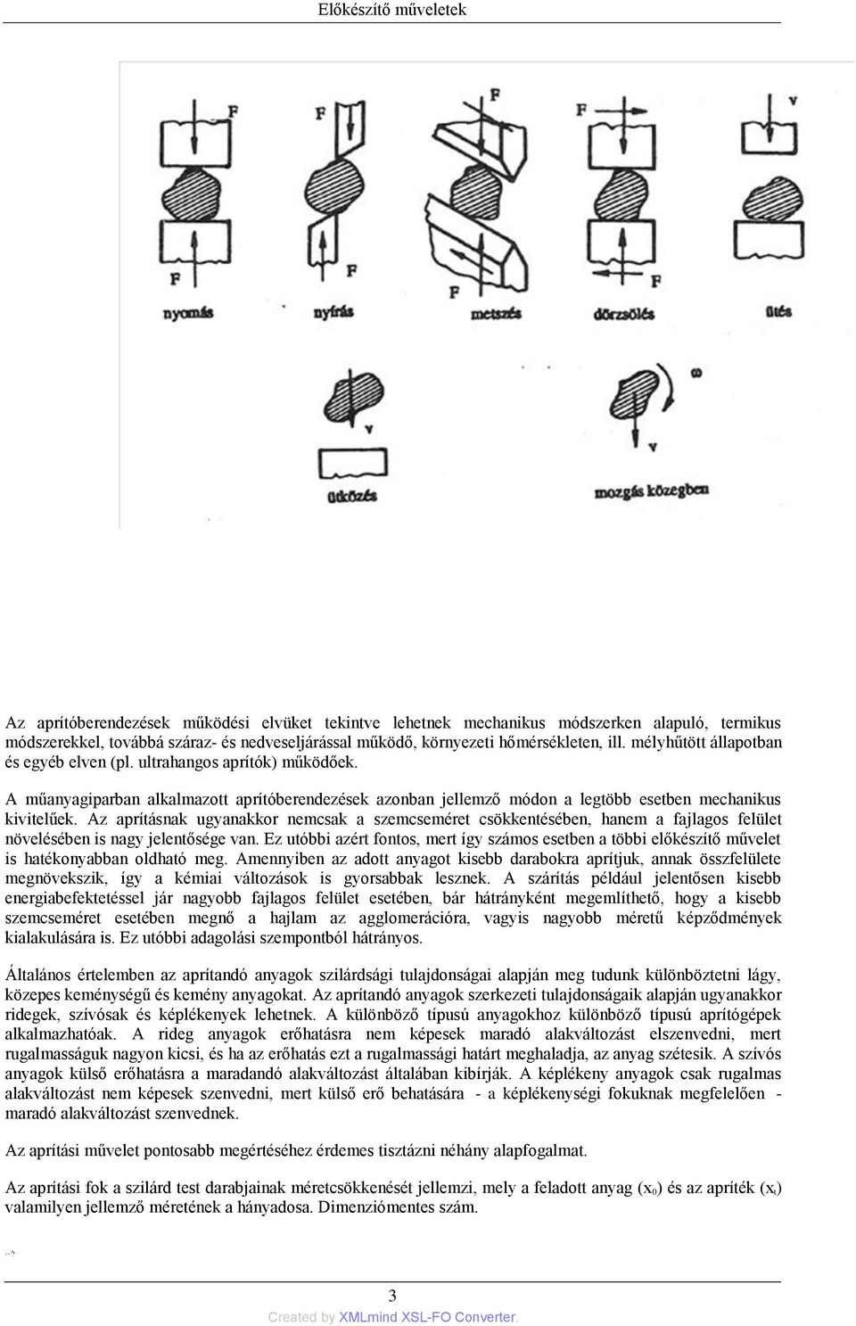 A műanyagiparban alkalmazott aprítóberendezések azonban jellemző módon a legtöbb esetben mechanikus kivitelűek.