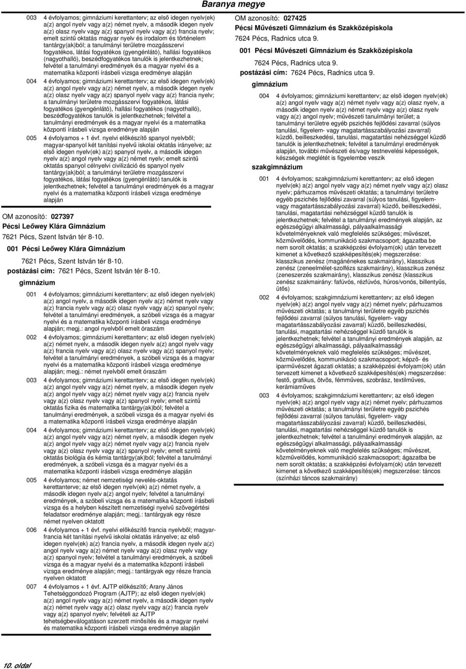 eredmények és a magyar nyelvi és a matematika központi írásbeli vizsga eredménye alapján 004 4 évfolyamos; i kerettanterv; az első idegen nyelv(ek) a(z) olasz nyelv vagy a(z) spanyol nyelv vagy a(z)