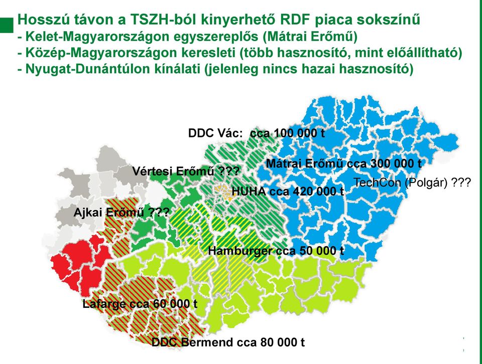 nincs hazai hasznosító) Vértesi Erőmű?