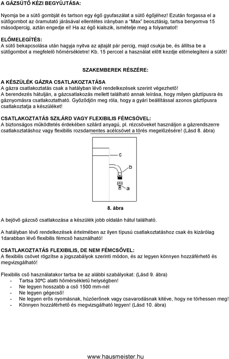 Használati Útmutató HM 5000, HM5003. Szabadonálló Gáztűzhely (3 és 4 égős  kivitel) - PDF Ingyenes letöltés