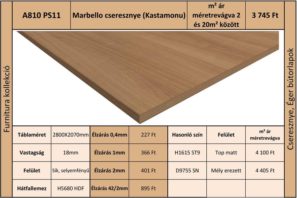 Korpusz fehér 18mm. Furnitura kollekció UNI bútorlapok Ft. K110 SM 18mm. m²  ár. méretrevágva 2 és 20m² között. 206 Ft Hasonló szín Felület - PDF Free  Download