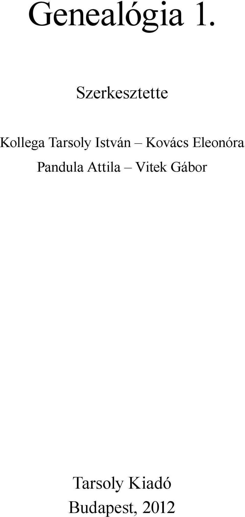 István Kovács Eleonóra Pandula