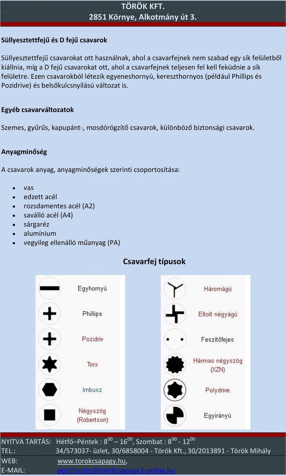 Csavarok és kötőelemek - PDF Free Download