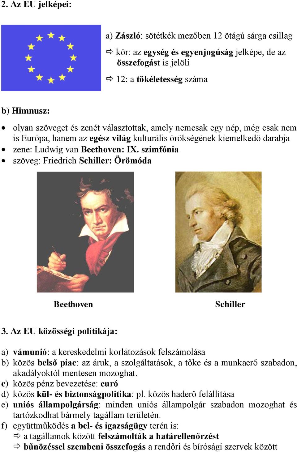 szimfónia szöveg: Friedrich Schiller: Örömóda Beethoven Schiller 3.