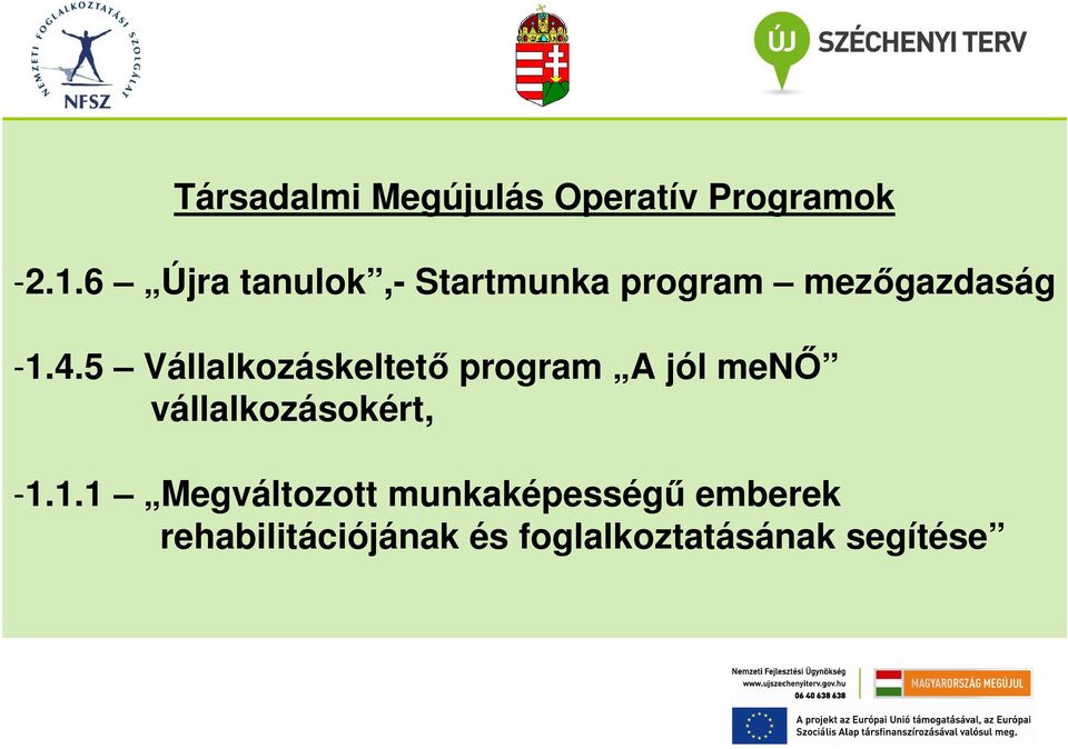 5 Vállalkozáskeltető program A jól menő vállalkozásokért, -1.