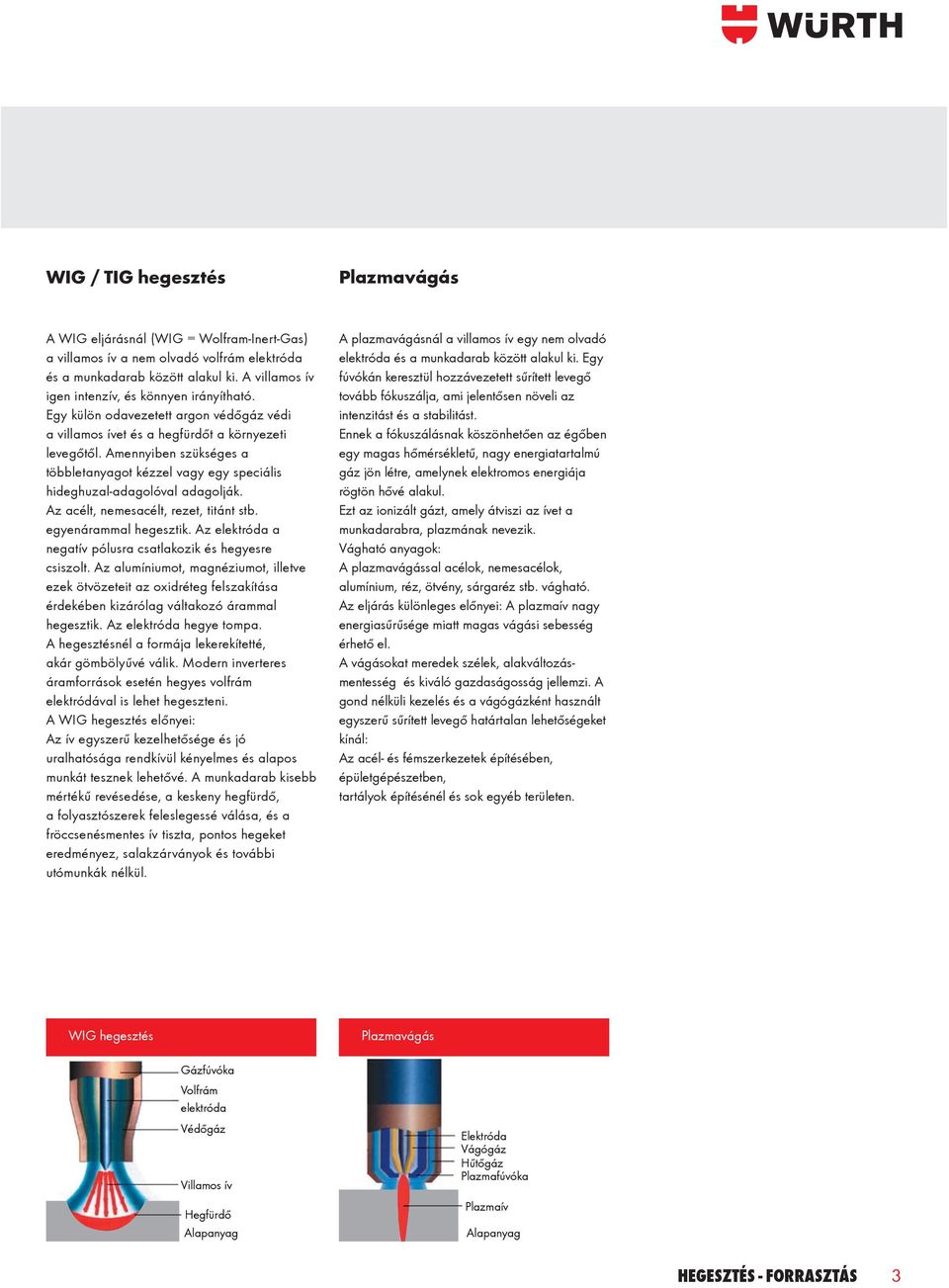 Amennyiben szükséges a többletanyagot kézzel vagy egy speciális hideghuzal-adagolóval adagolják. Az acélt, nemesacélt, rezet, titánt stb. egyenárammal hegesztik.