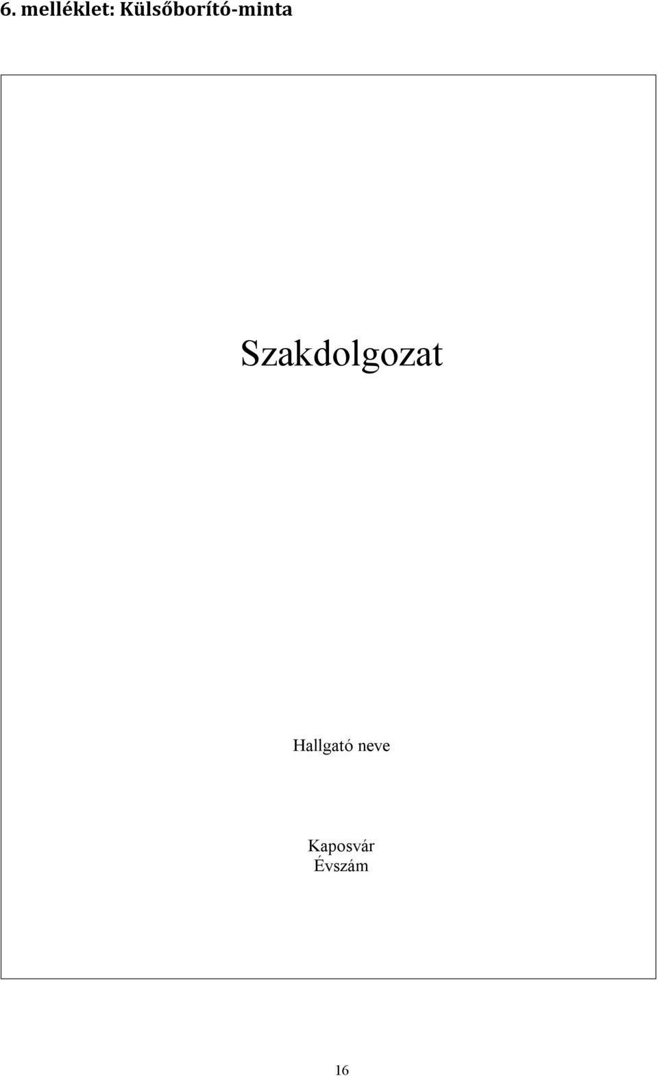 Kaposvári Egyetem Pedagógiai Kar. Szakdolgozati szabályzat - PDF Free  Download