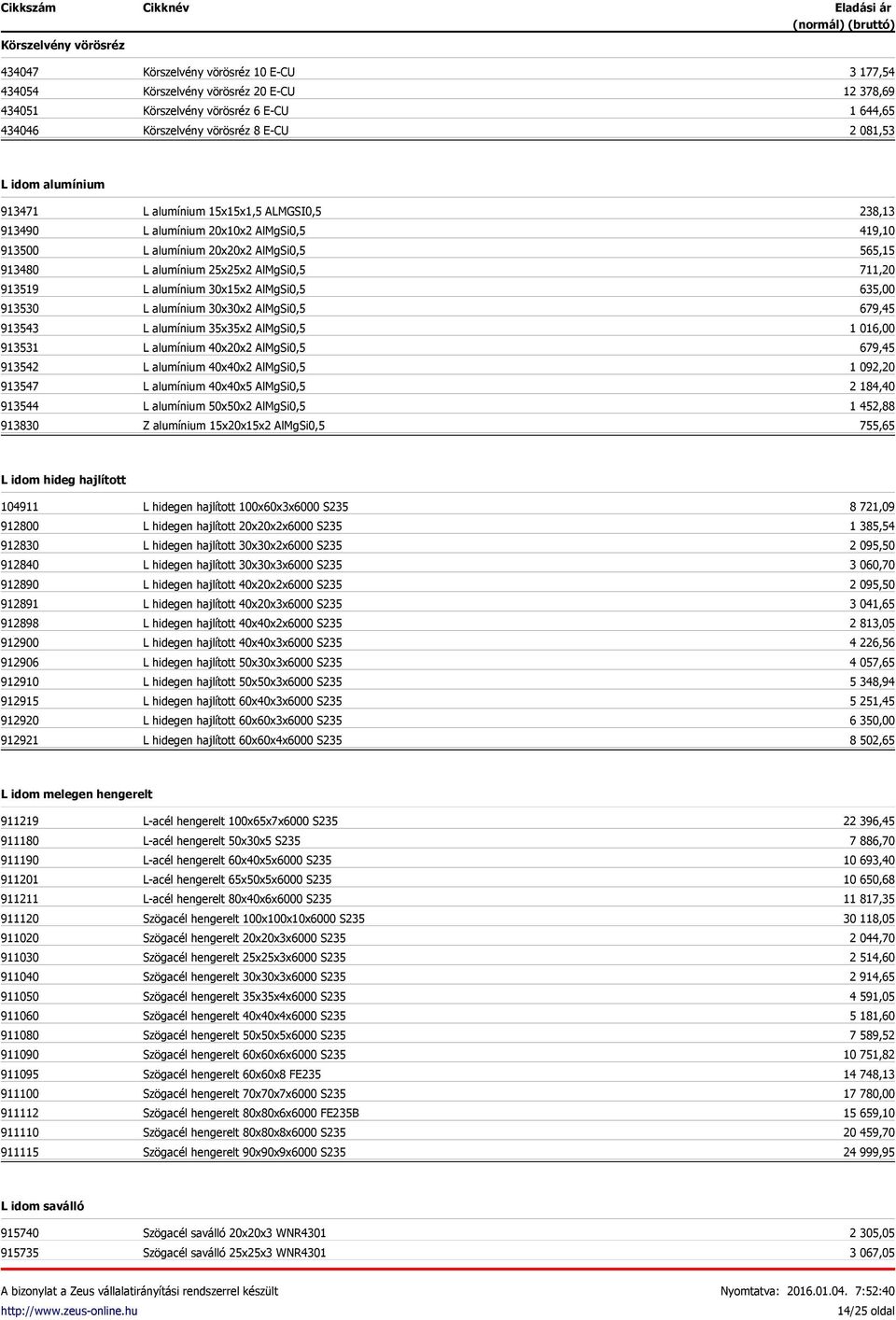 alumínium 25x25x2 AlMgSi0,5 L alumínium 30x15x2 AlMgSi0,5 L alumínium 30x30x2 AlMgSi0,5 L alumínium 35x35x2 AlMgSi0,5 L alumínium 40x20x2 AlMgSi0,5 L alumínium 40x40x2 AlMgSi0,5 L alumínium 40x40x5