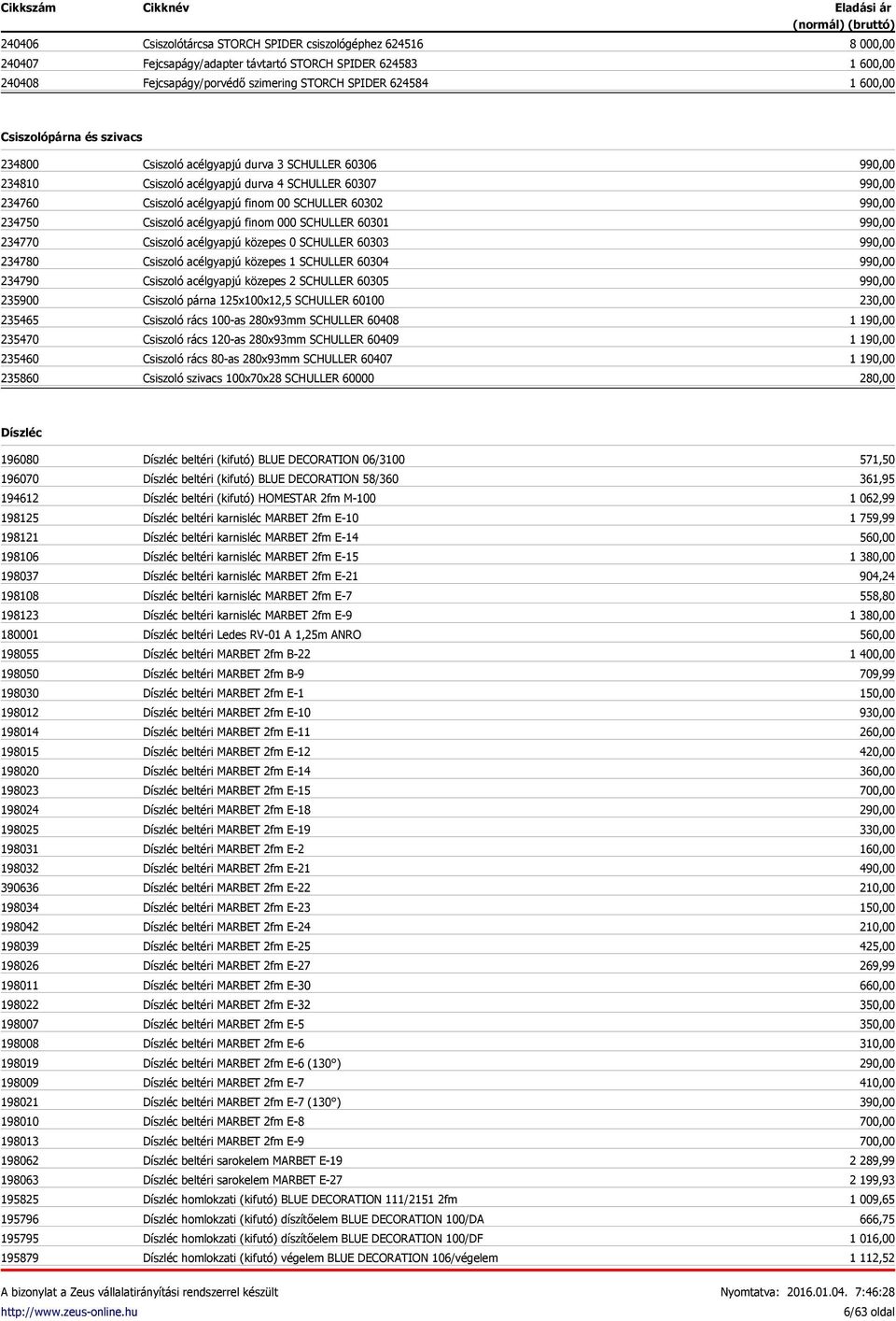 Csiszoló acélgyapjú finom 00 SCHULLER 60302 Csiszoló acélgyapjú finom 000 SCHULLER 60301 Csiszoló acélgyapjú közepes 0 SCHULLER 60303 Csiszoló acélgyapjú közepes 1 SCHULLER 60304 Csiszoló acélgyapjú