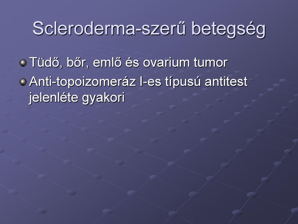 tumor Anti-topoizomeráz I-es