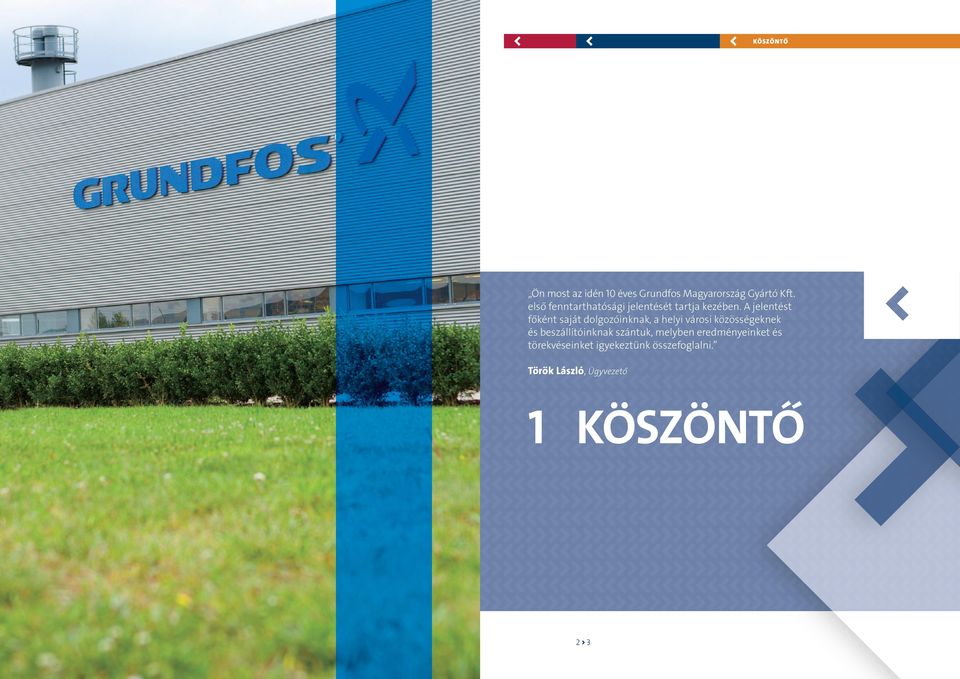 A jelentést főként saját dolgozóinknak, a helyi városi közösségeknek és