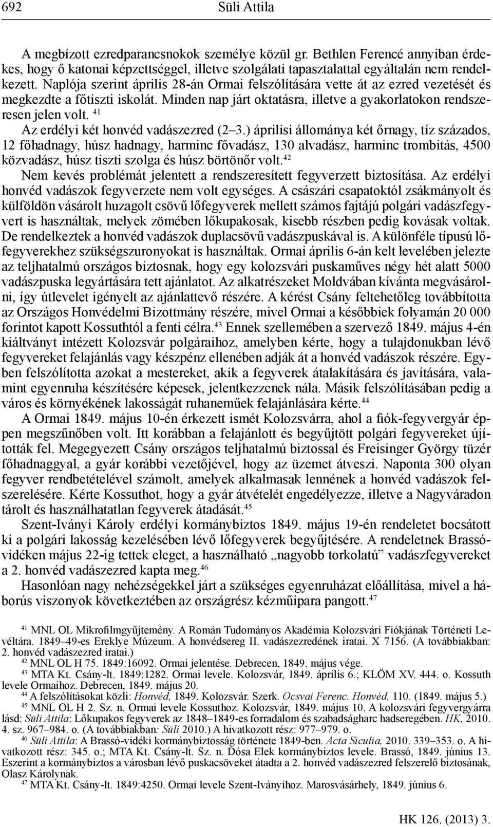 41 Az erdélyi két honvéd vadászezred (2 3.