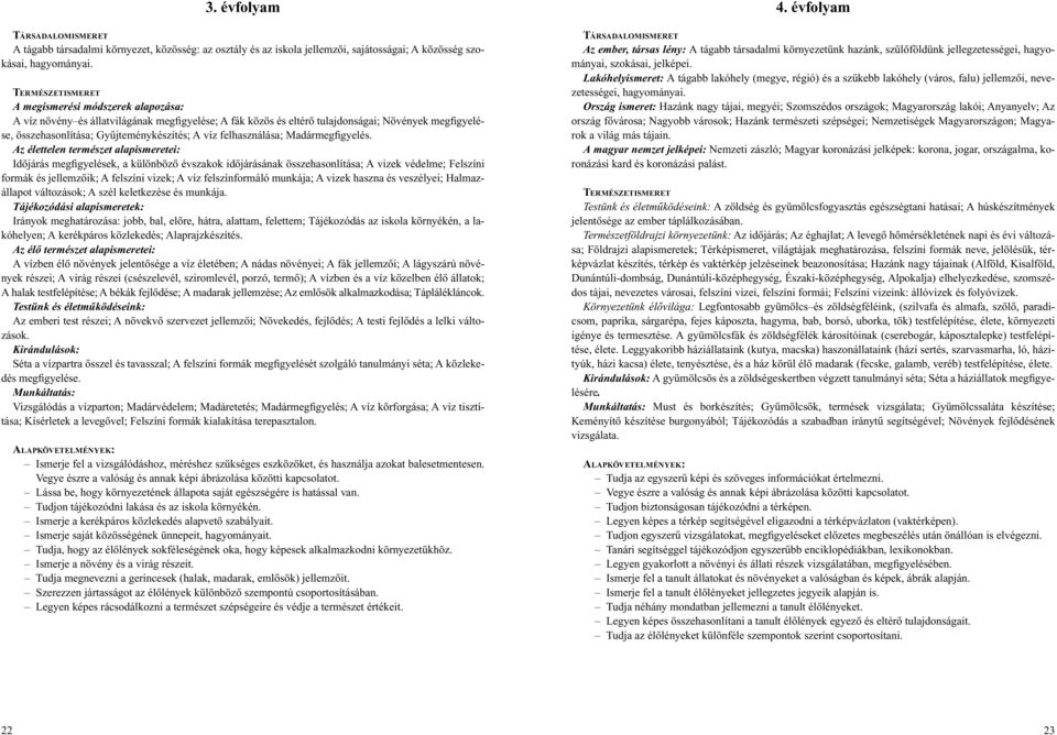 víz felhasználása; Madármegfigyelés.