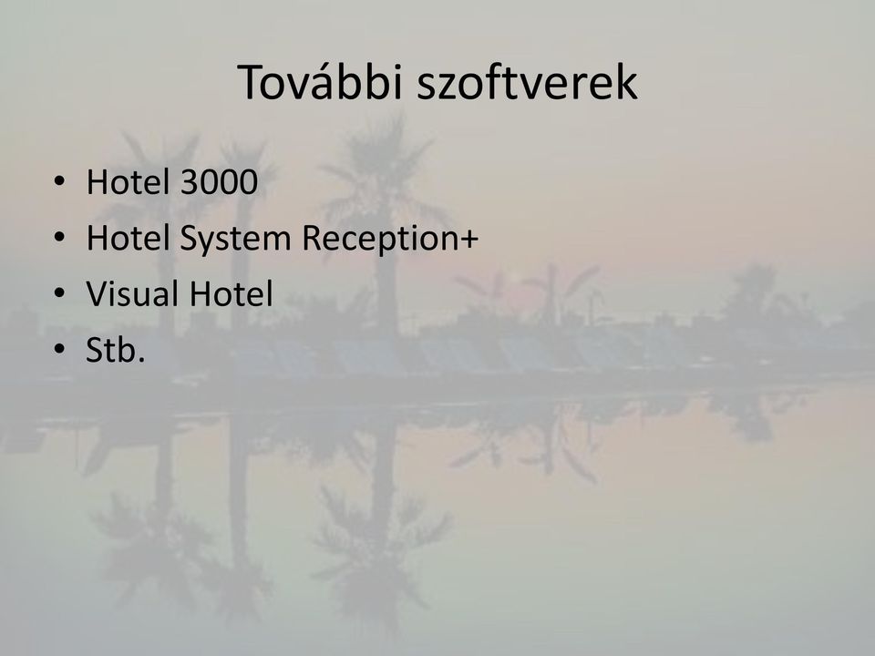 3000 Hotel System