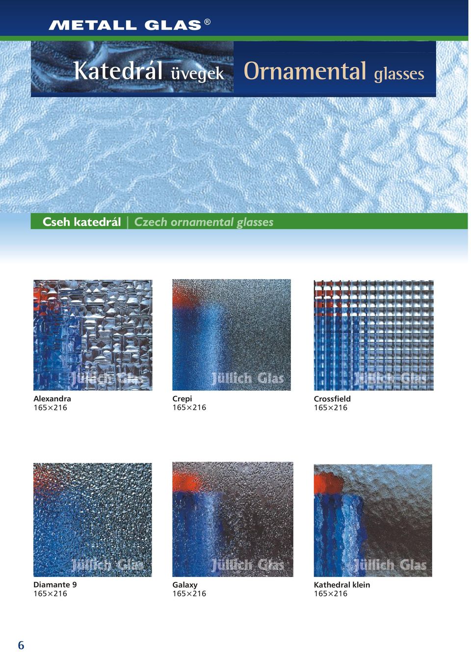 Üvegkatalógus Glass catalogue - PDF Ingyenes letöltés