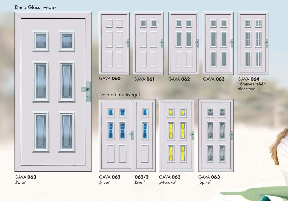 DecorGlass üvegek GAVA 063 Polár GAVA 062