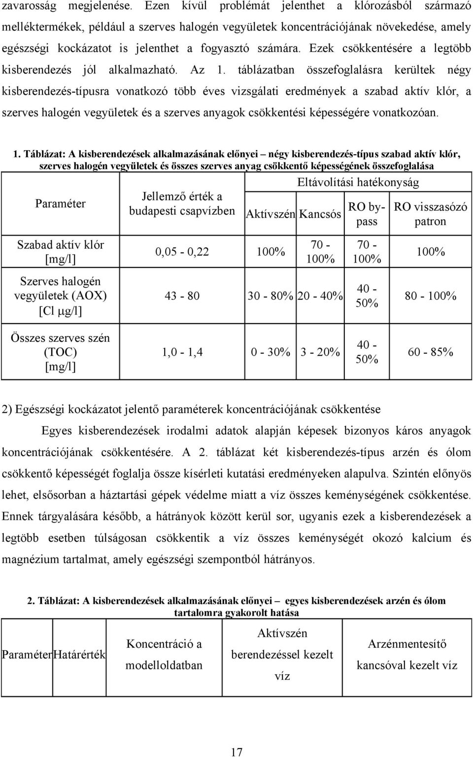Ezek csökkentésére a legtöbb kisberendezés jól alkalmazható. Az 1.