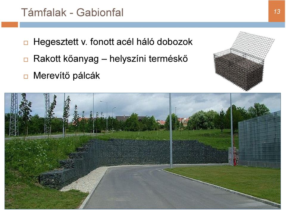 fonott acél háló dobozok