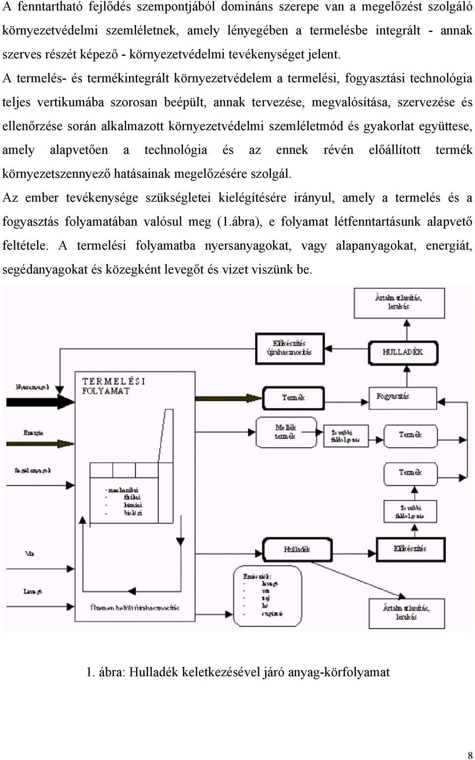 A termelés- és termékintegrált környezetvédelem a termelési, fogyasztási technológia teljes vertikumába szorosan beépült, annak tervezése, megvalósítása, szervezése és ellenőrzése során alkalmazott