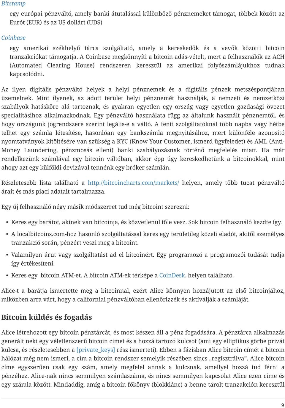 helyi bitcoin kézikönyv
