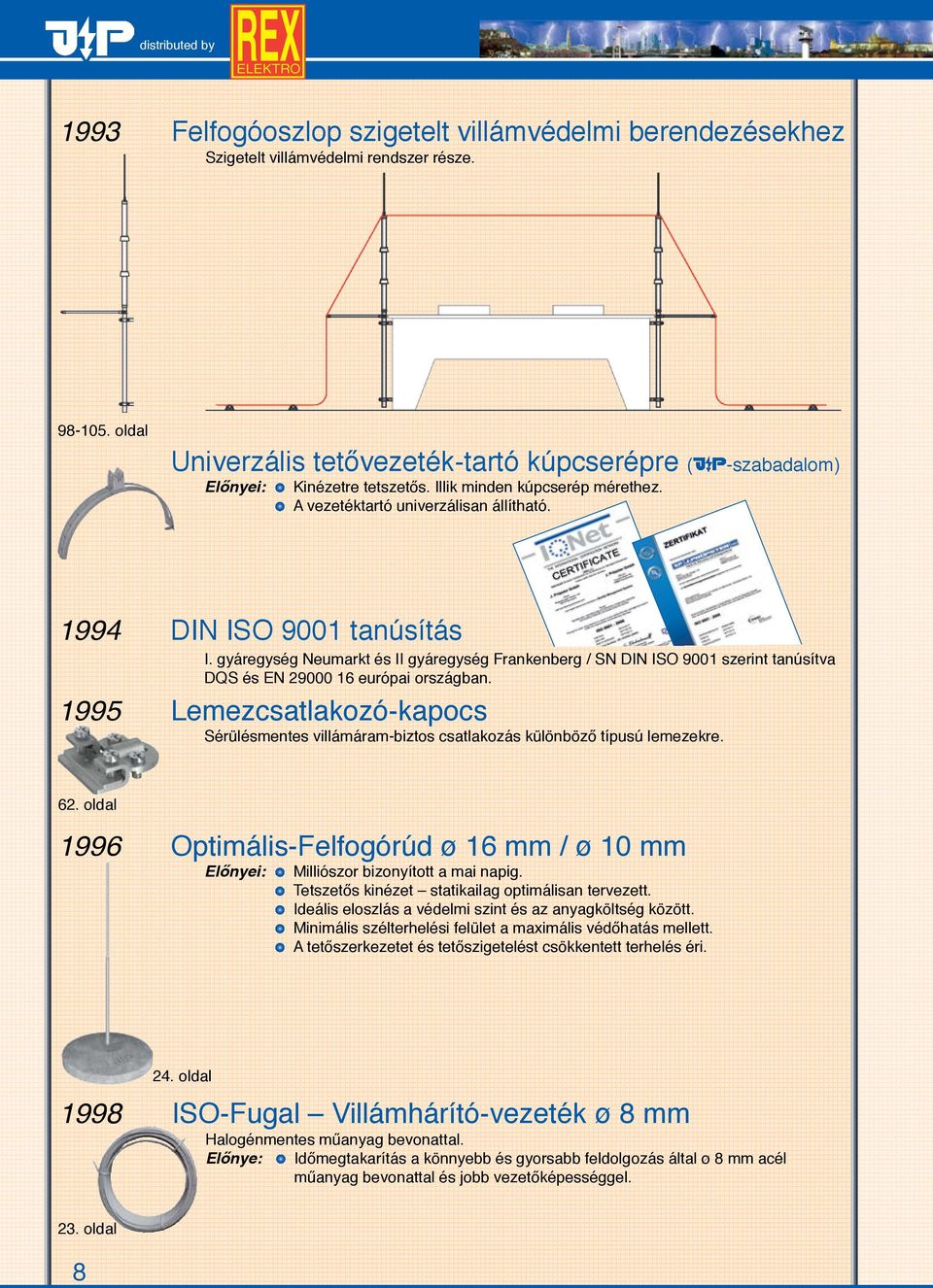 gyáregység Neumarkt és II gyáregység Frankenberg / SN DIN ISO 9001 szerint tanúsítva DQS és EN 29000 16 európai országban.