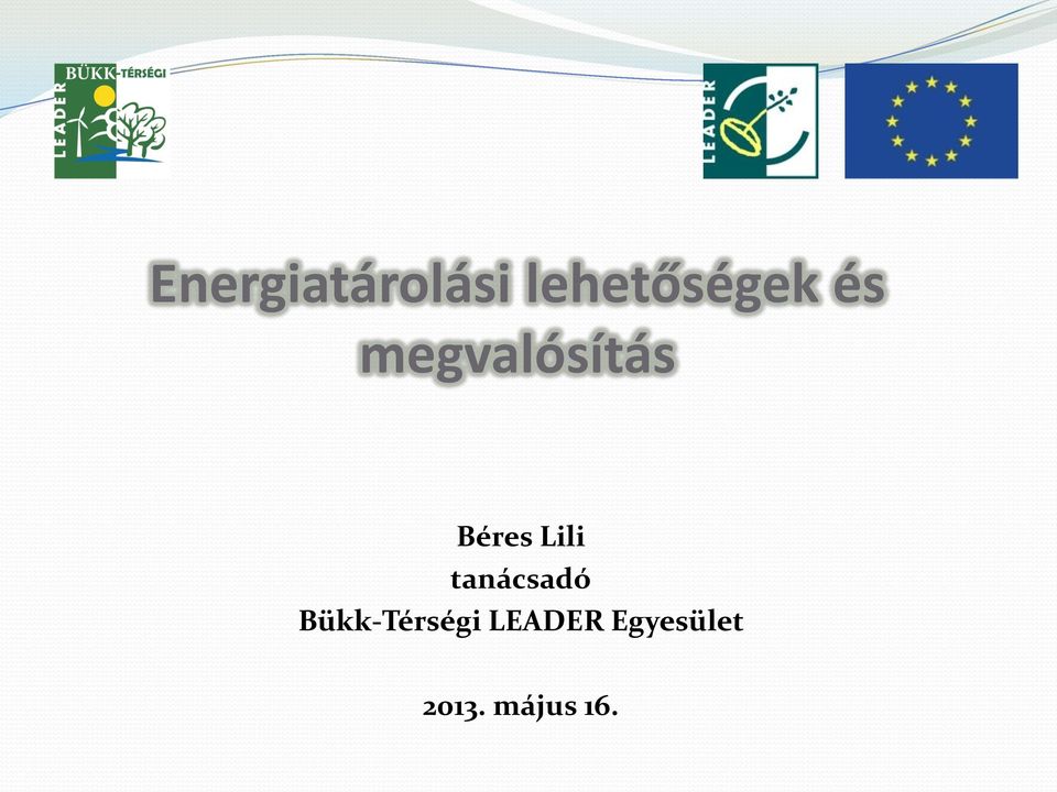 tanácsadó Bükk-Térségi