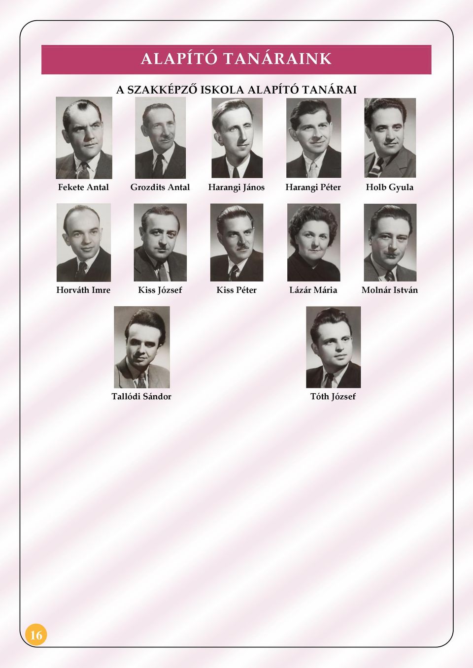 Péter Holb Gyula Horváth Imre Kiss József Kiss Péter