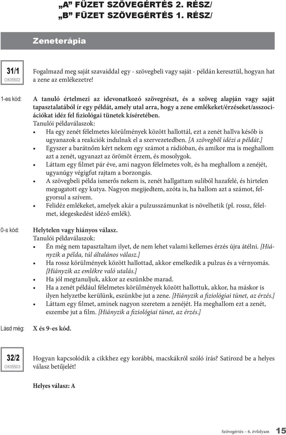 tünetek kíséretében. Ha egy zenét félelmetes körülmények között hallottál, ezt a zenét hallva későb is ugyanazok a reakciók indulnak el a szervezetedben. [A szövegből idézi a példát.