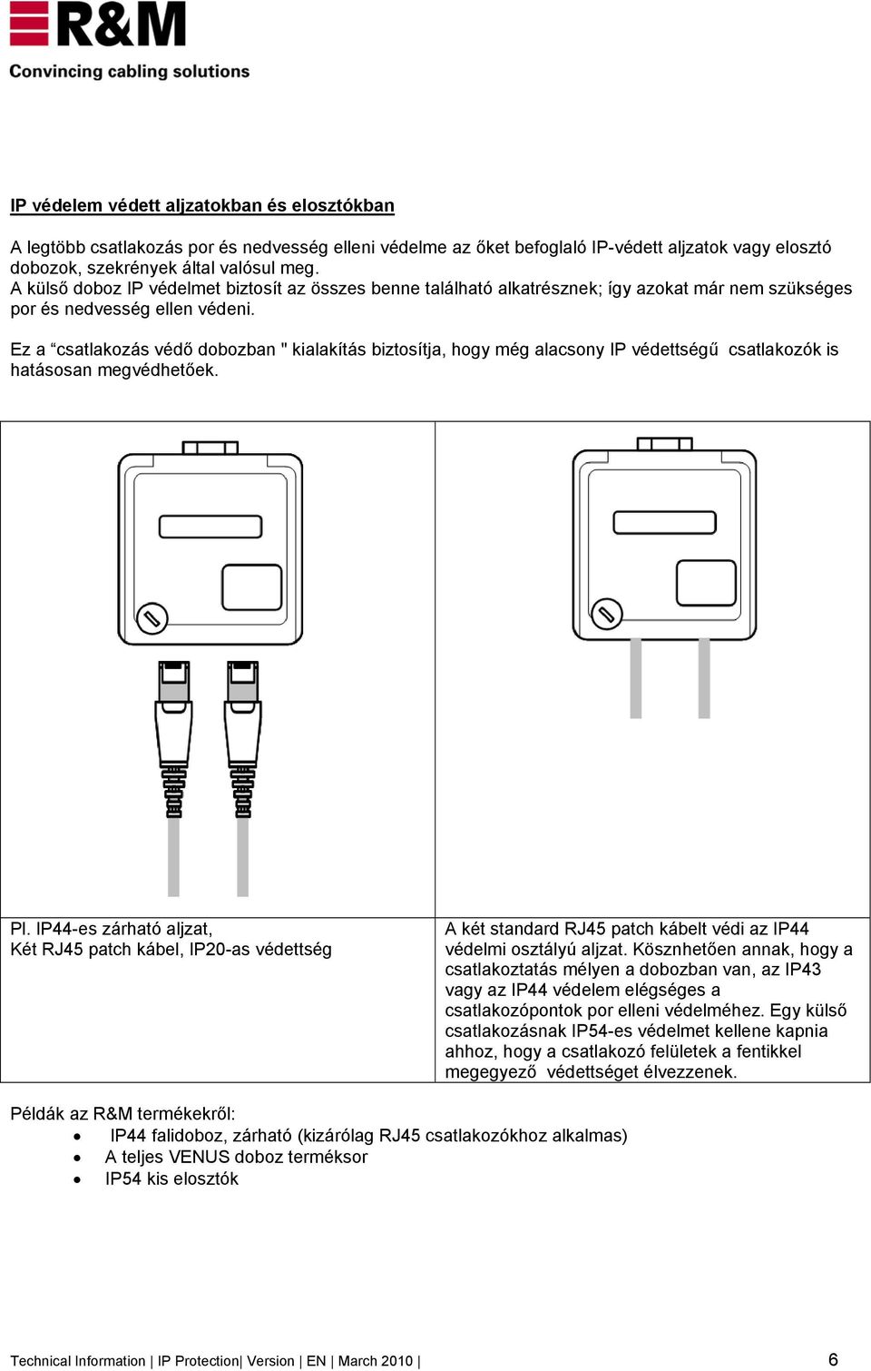 Műszaki Információ IP Védelem - PDF Ingyenes letöltés