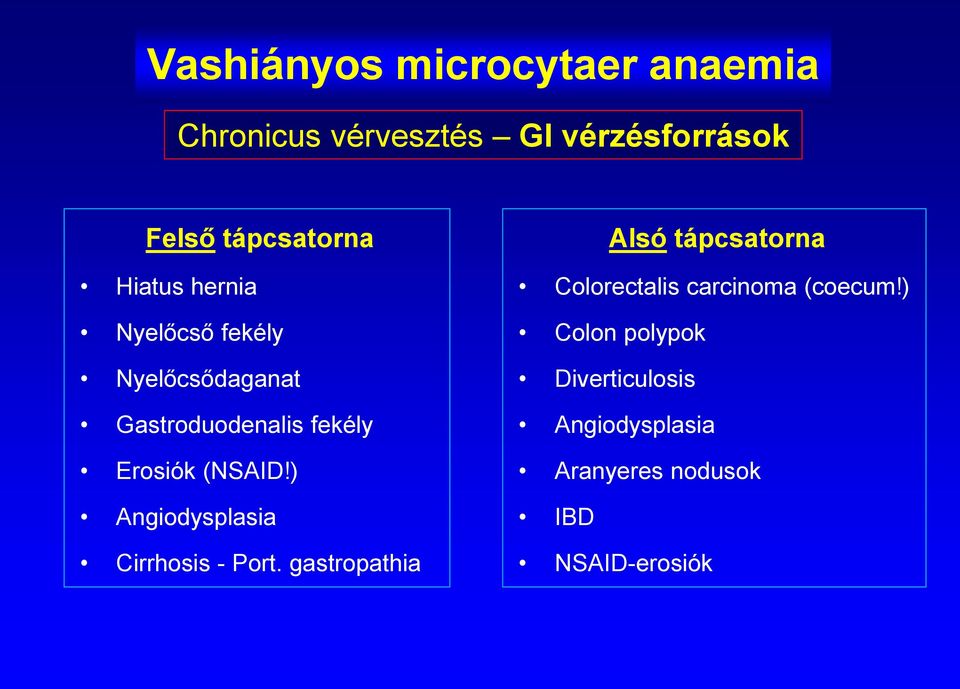 ) Angiodysplasia Cirrhosis - Port.
