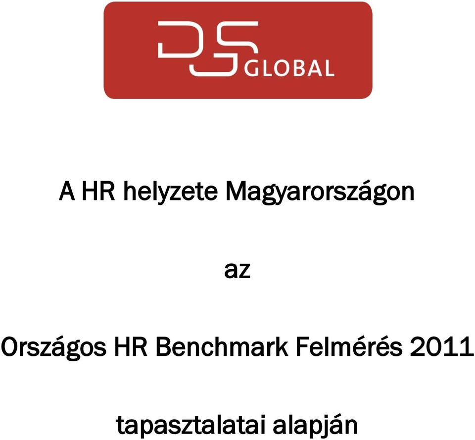 Országos HR Benchmark