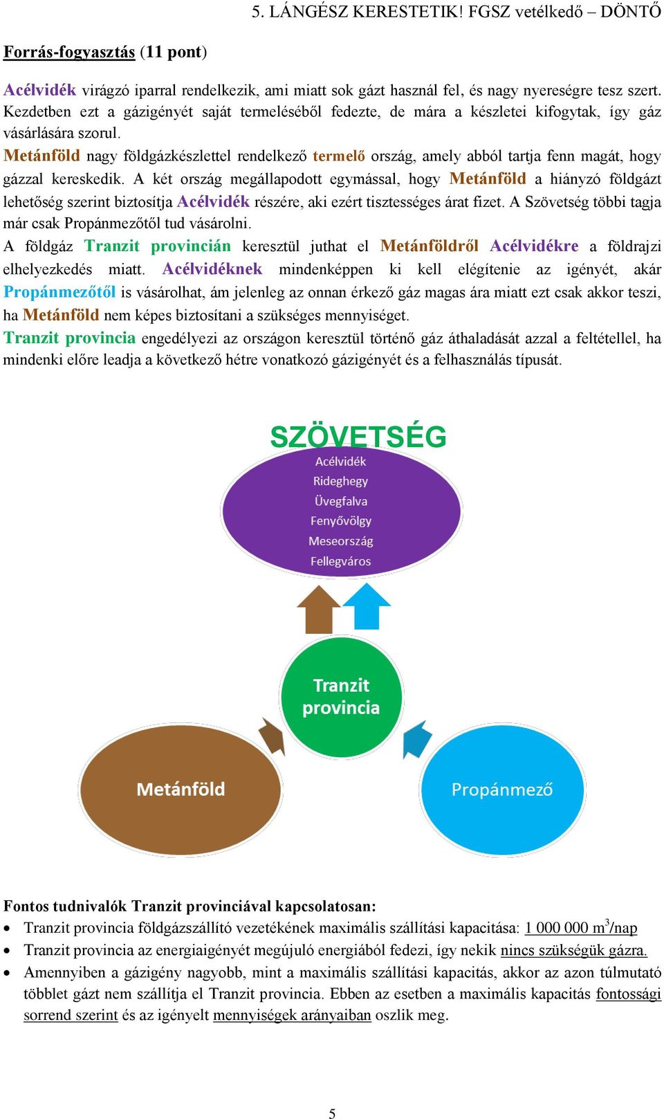 Metánföld nagy földgázkészlettel rendelkező termelő ország, amely abból tartja fenn magát, hogy gázzal kereskedik.