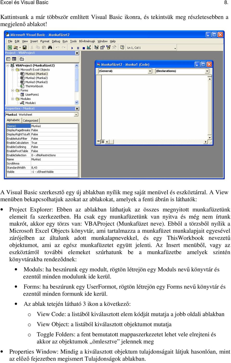 Visual Basic és Excel makrók - PDF Ingyenes letöltés