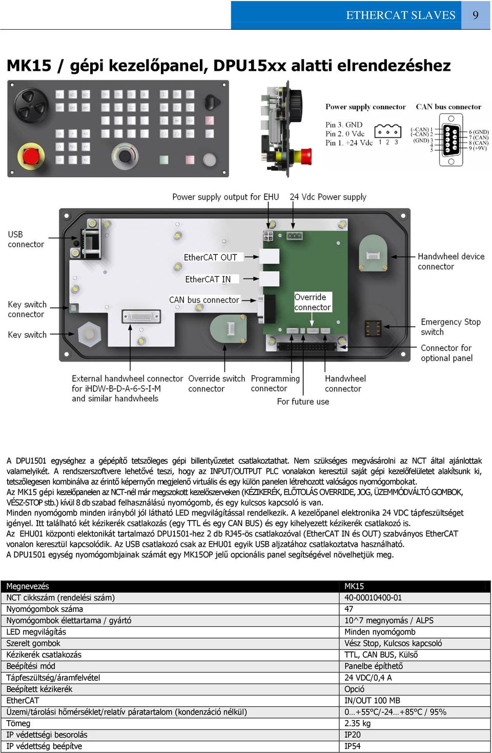 A rendszerszoftvere lehetővé teszi, hogy az INPUT/OUTPUT PLC vonalakon keresztül saját gépi kezelőfelületet alakítsunk ki, tetszőlegesen kombinálva az érintő képernyőn megjelenő virtuális és egy