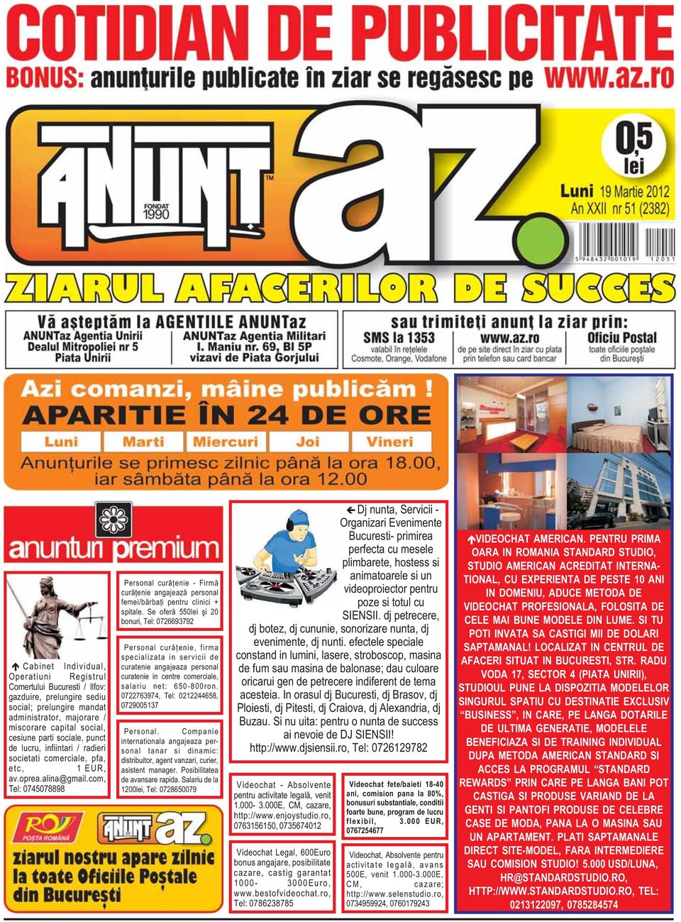 com, 0745078898 Personal curãþenie - Firmã curãþenie angajeazã personal femei/bãrbaþi pentru clinici + spitale.