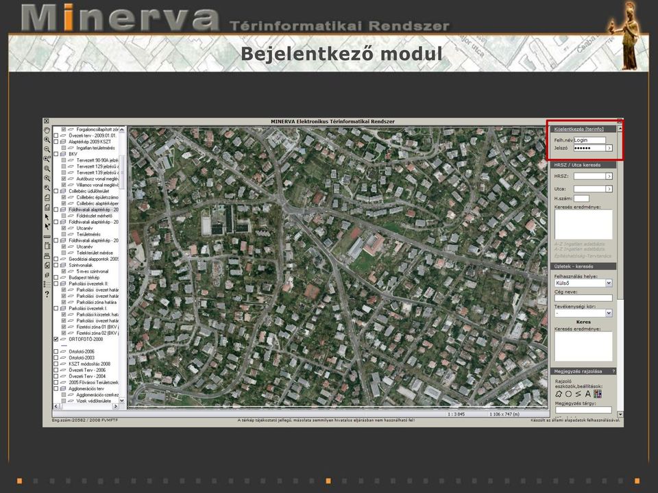 Minerva térinformatika 16 kerület