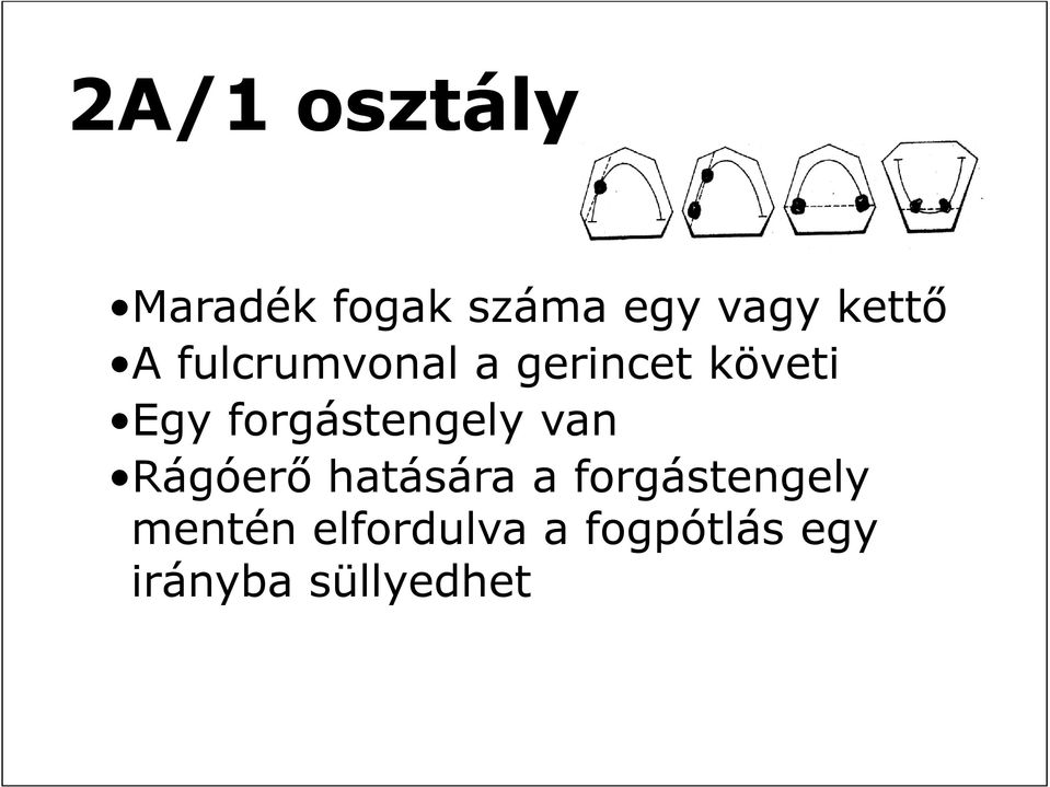 forgástengely van Rágóerő hatására a